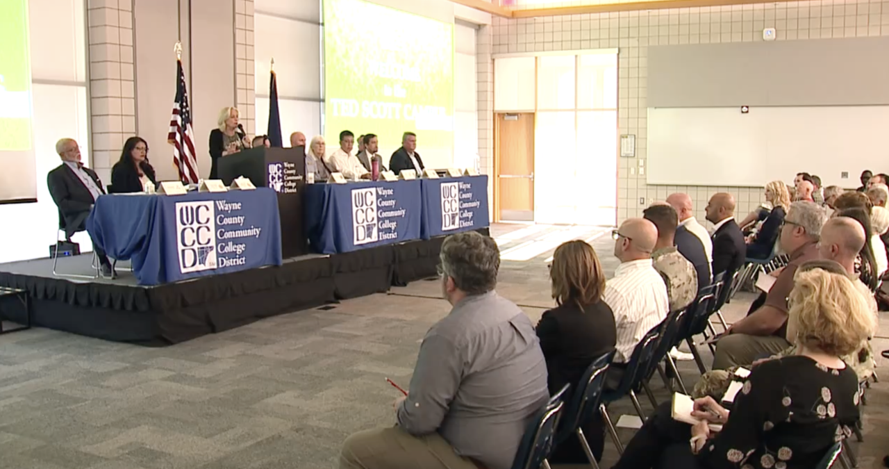 Town Hall meeting hosted by Rep. Dingell and Wayne County Executive Warren Evans on Sept. 4, 2024.