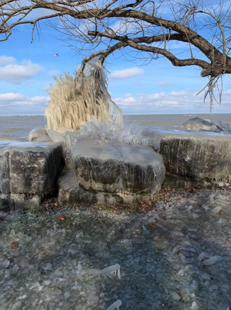 Lake Erie Frozen