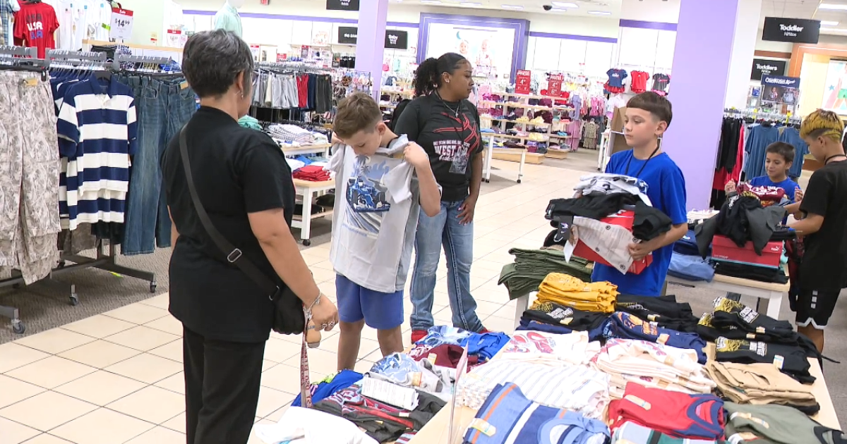 JCPenney opens early for back-to-school shopping spree for at-risk youth