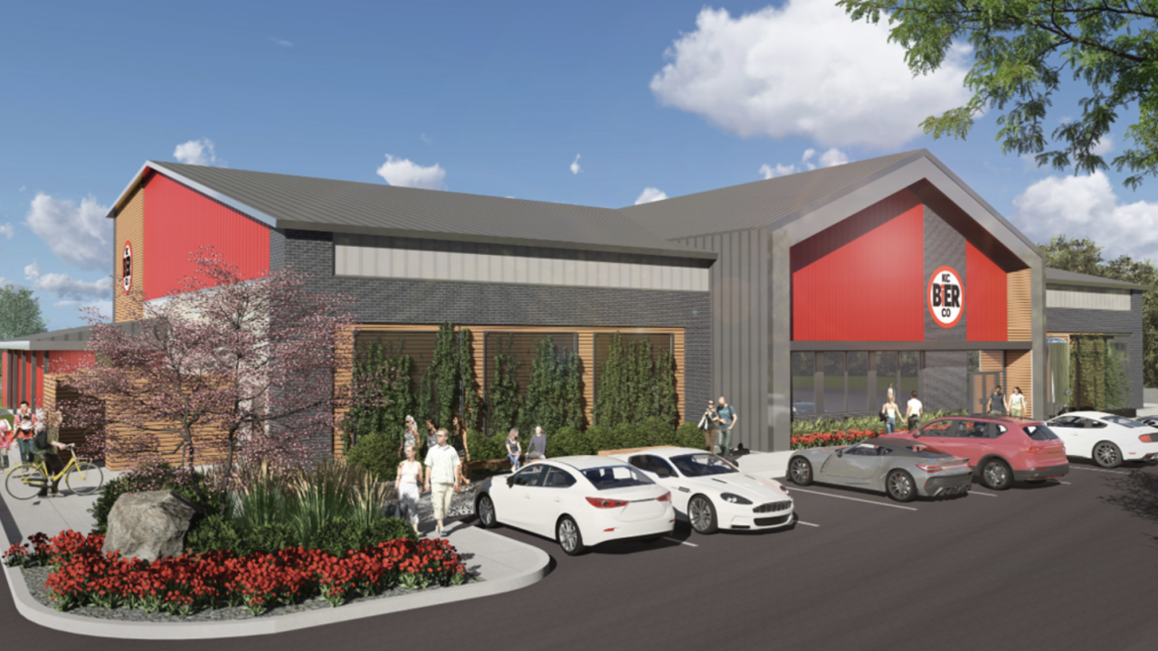 Renderings for the upcoming KC Bier Co. location in Lenexa