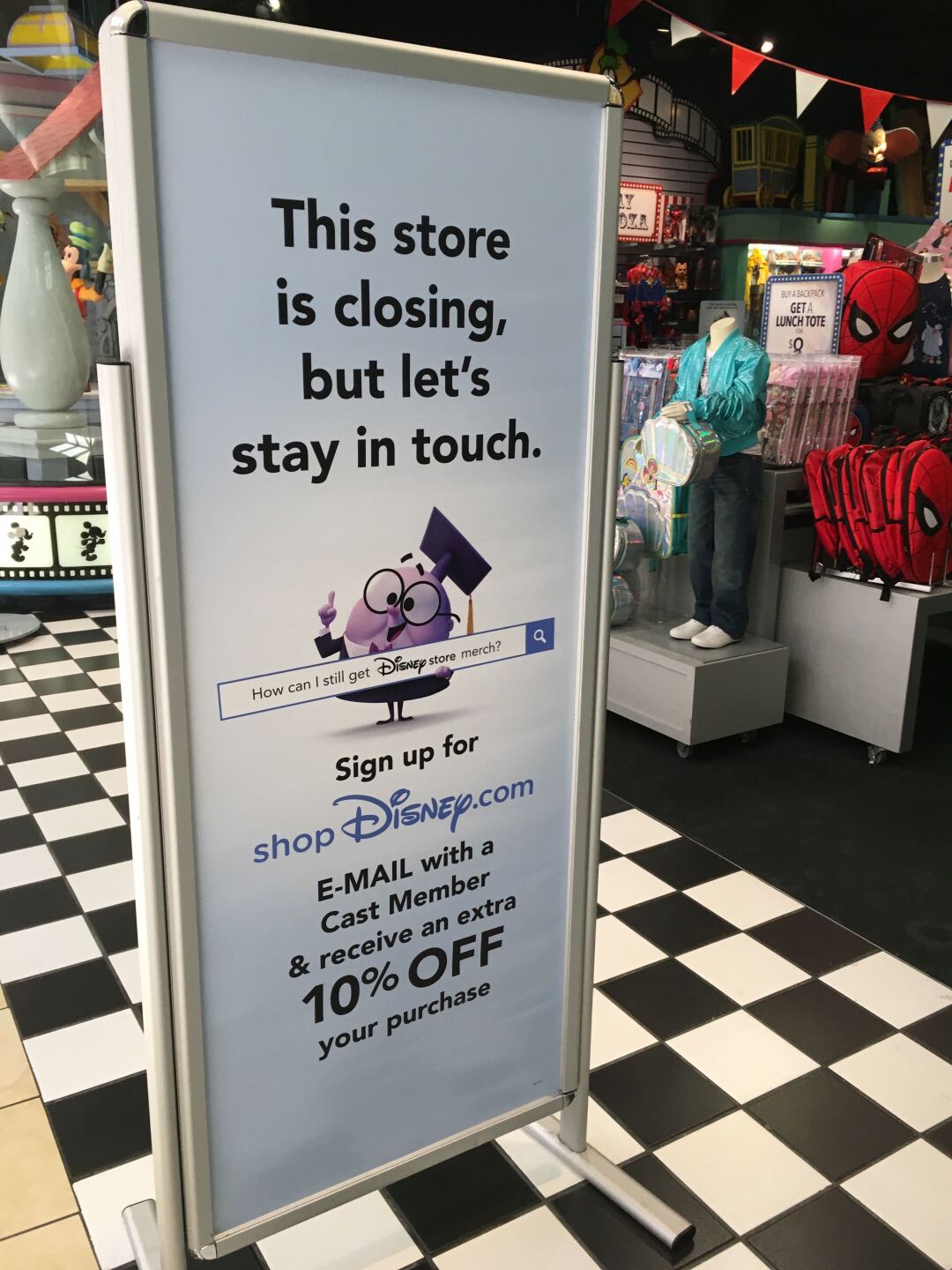 Disney Closing Number of Physical Disney Stores in USA, Focus