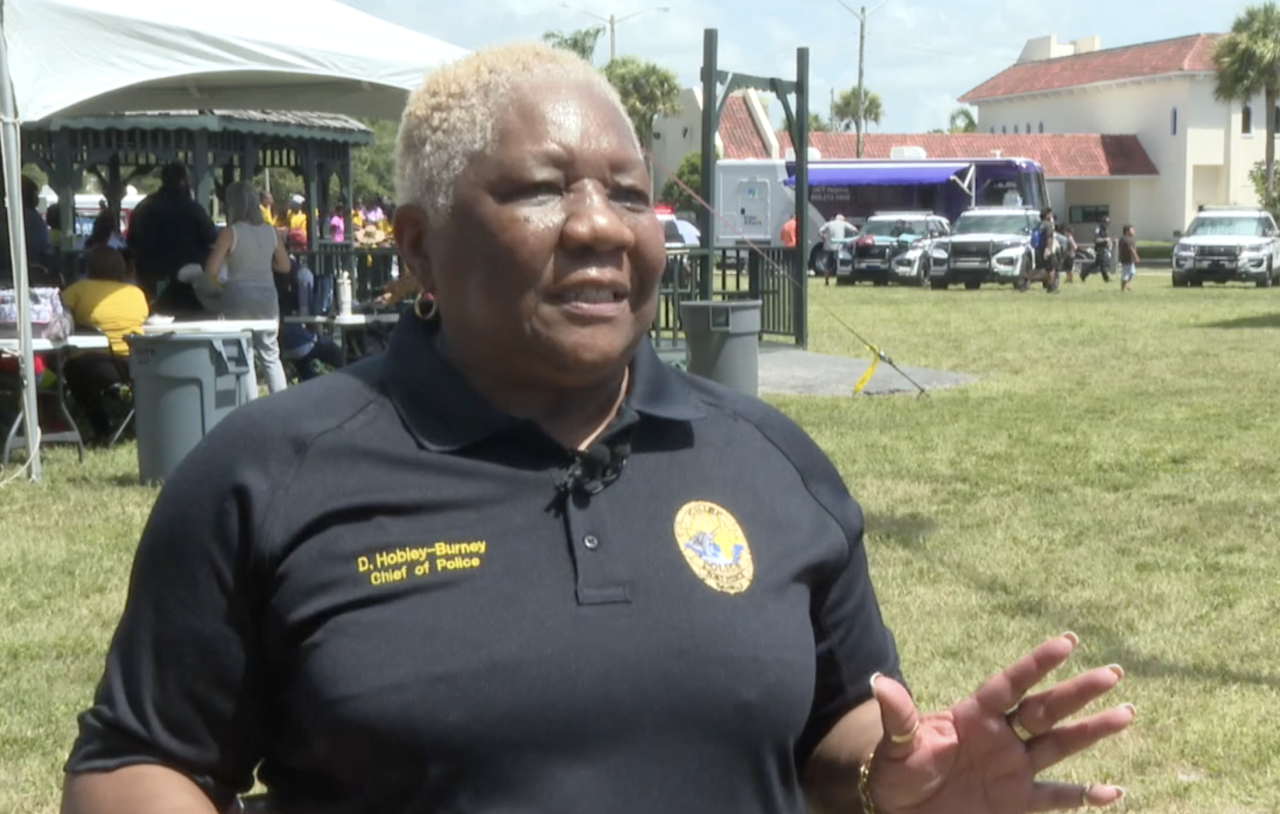 Fort Pierce Police Chief Diane Hobley-Burney Unity in Our Community event July 17 2024.png