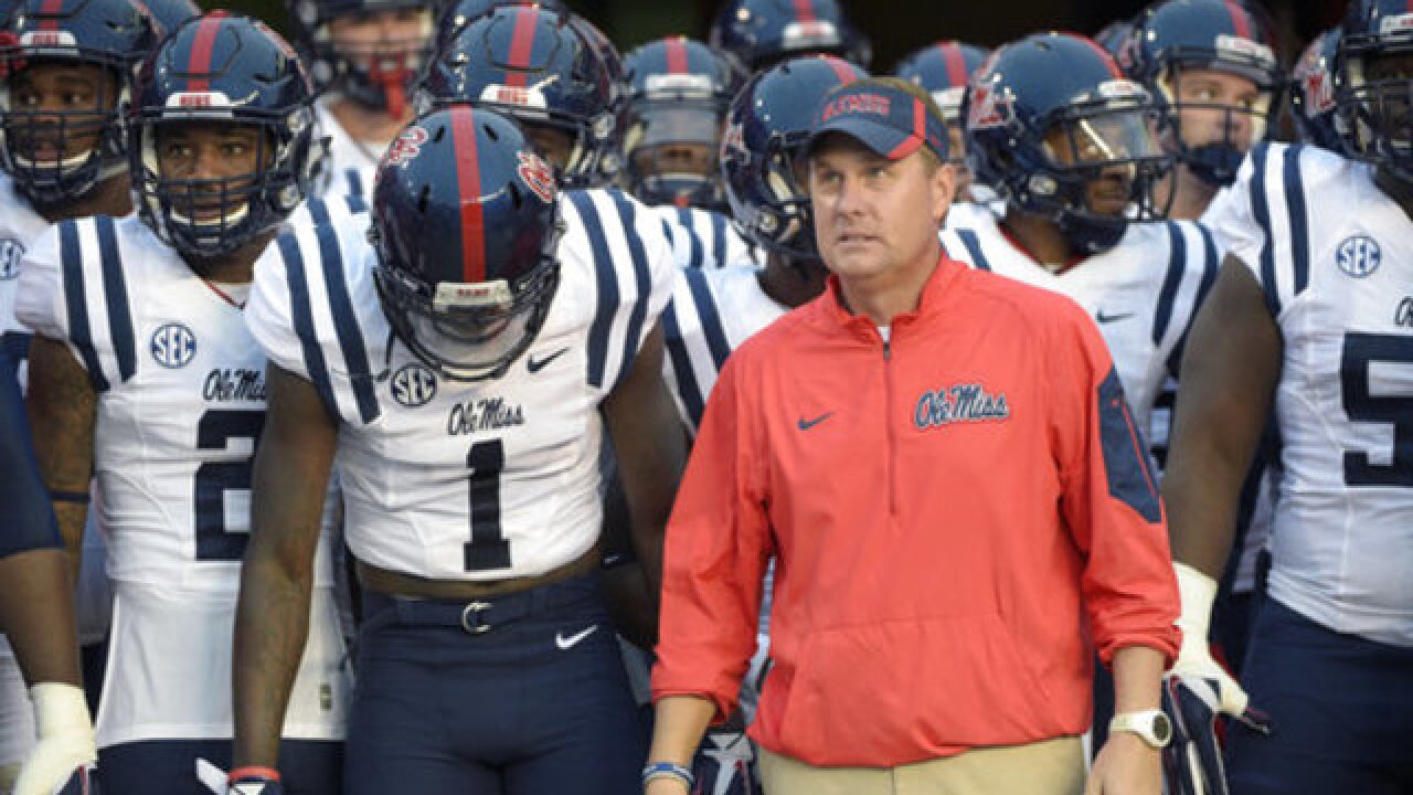 College football coach Freeze resigns at Ole Miss amid call service scandal