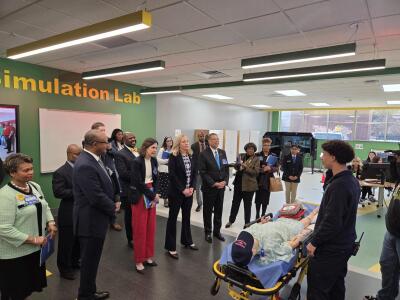 Spanberger at Bethel HS 1