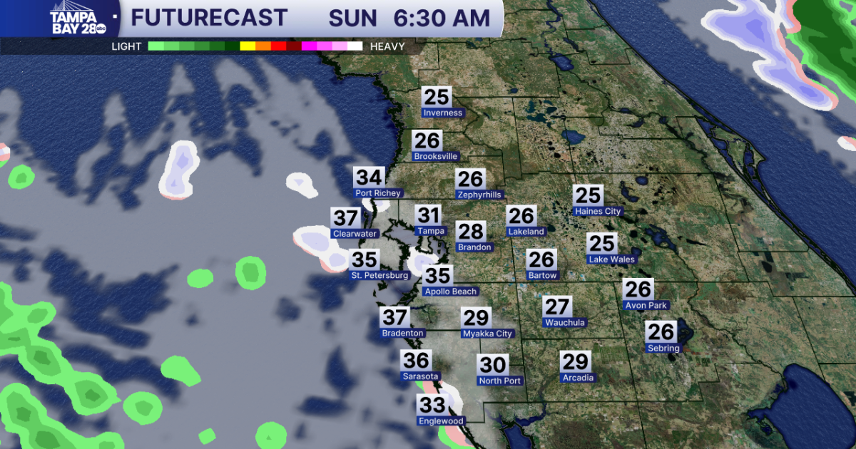 Freeze warning issued with possible coastal snow flurries overnight