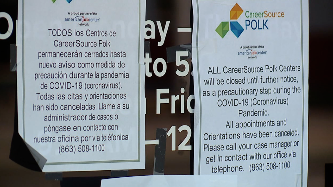 Florida S Jobless Residents Struggling To File For Unemployment