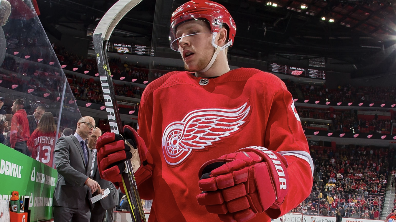 Red Wings defenseman Dennis Cholowski looks back at 'disappointing' demotion