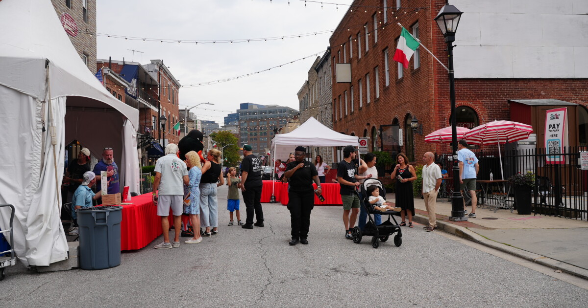 Baltimore community unites for expanded Light Up Little Italy Feast of St. Gabriel celebration