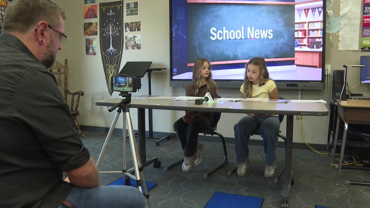 Rhoades Elementary students