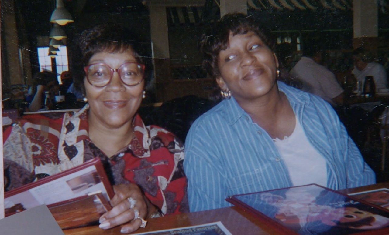 Odessa Williams and Debbie Lackey old photo at restaurant.png