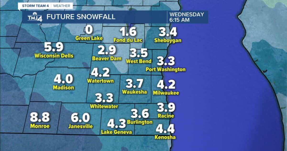 Tuesday stays cloudy with highs in the upper 30s
