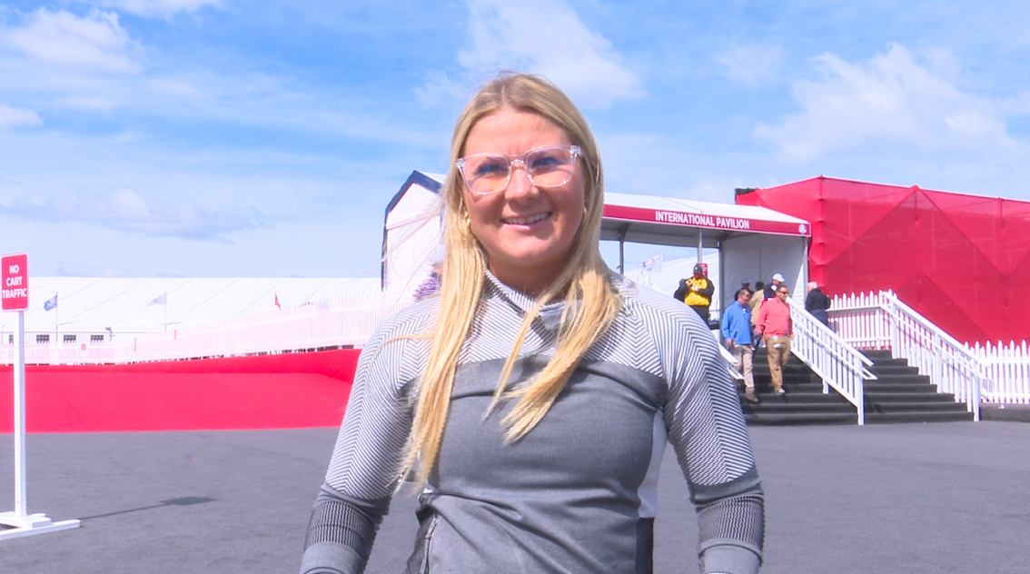 Women golf fans at the Ryder Cup