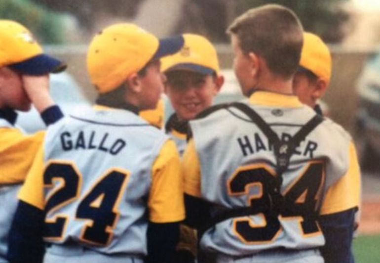 Bryce Harper and Joey Gallo in Little League