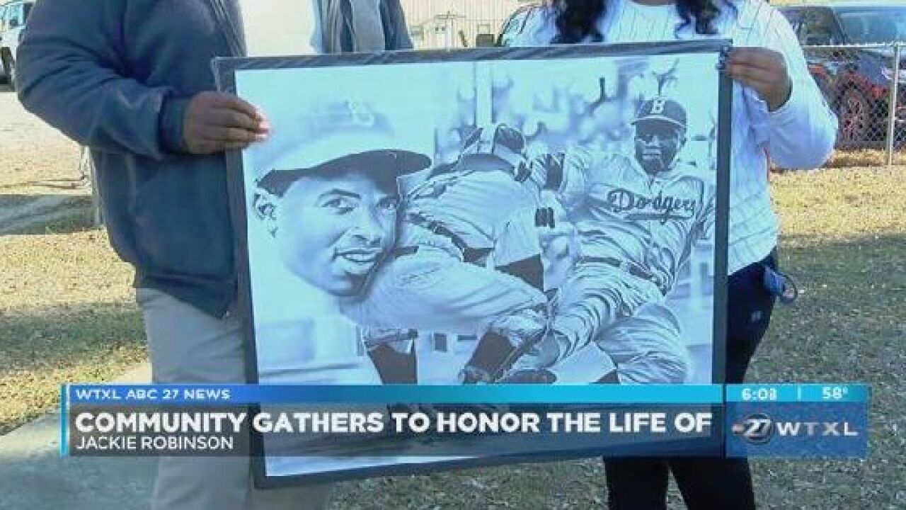 Community gathers to honor the life of Jackie Robinson