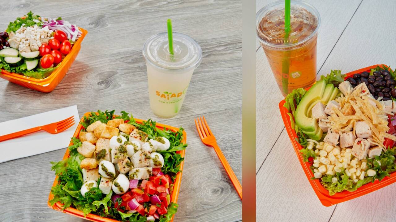 Salad and Go menu items 