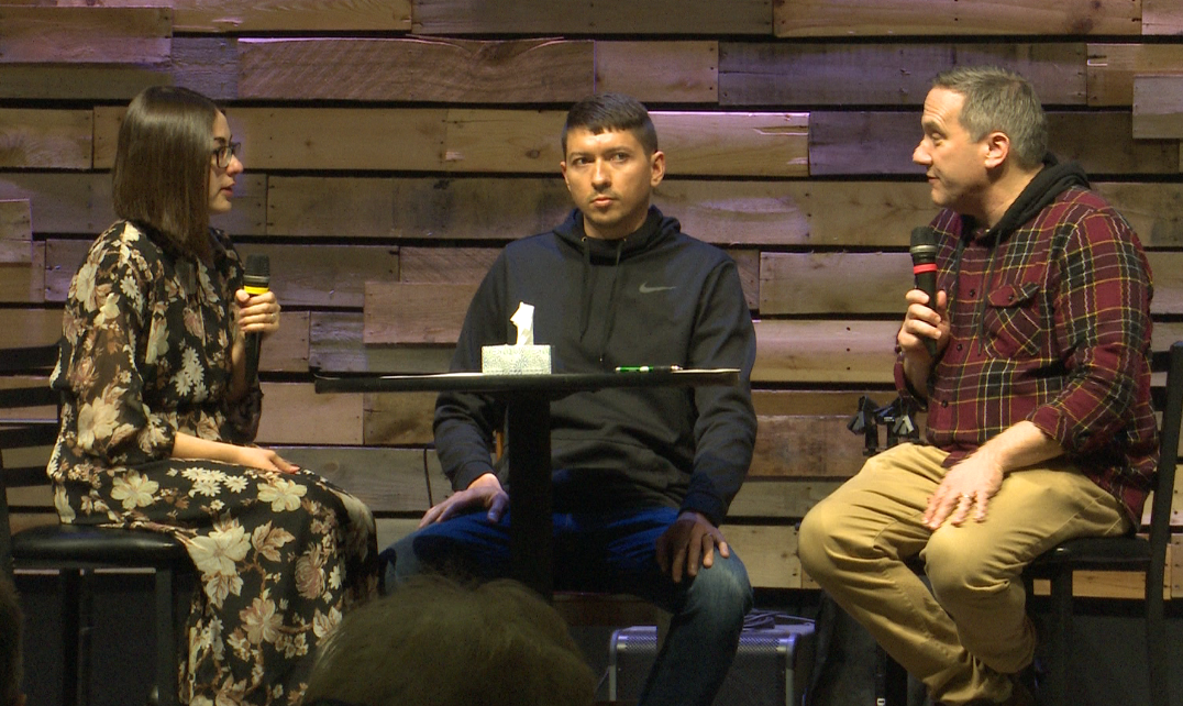 Prayer service for Ukraine: Couple shares what their family in Ukraine are going through