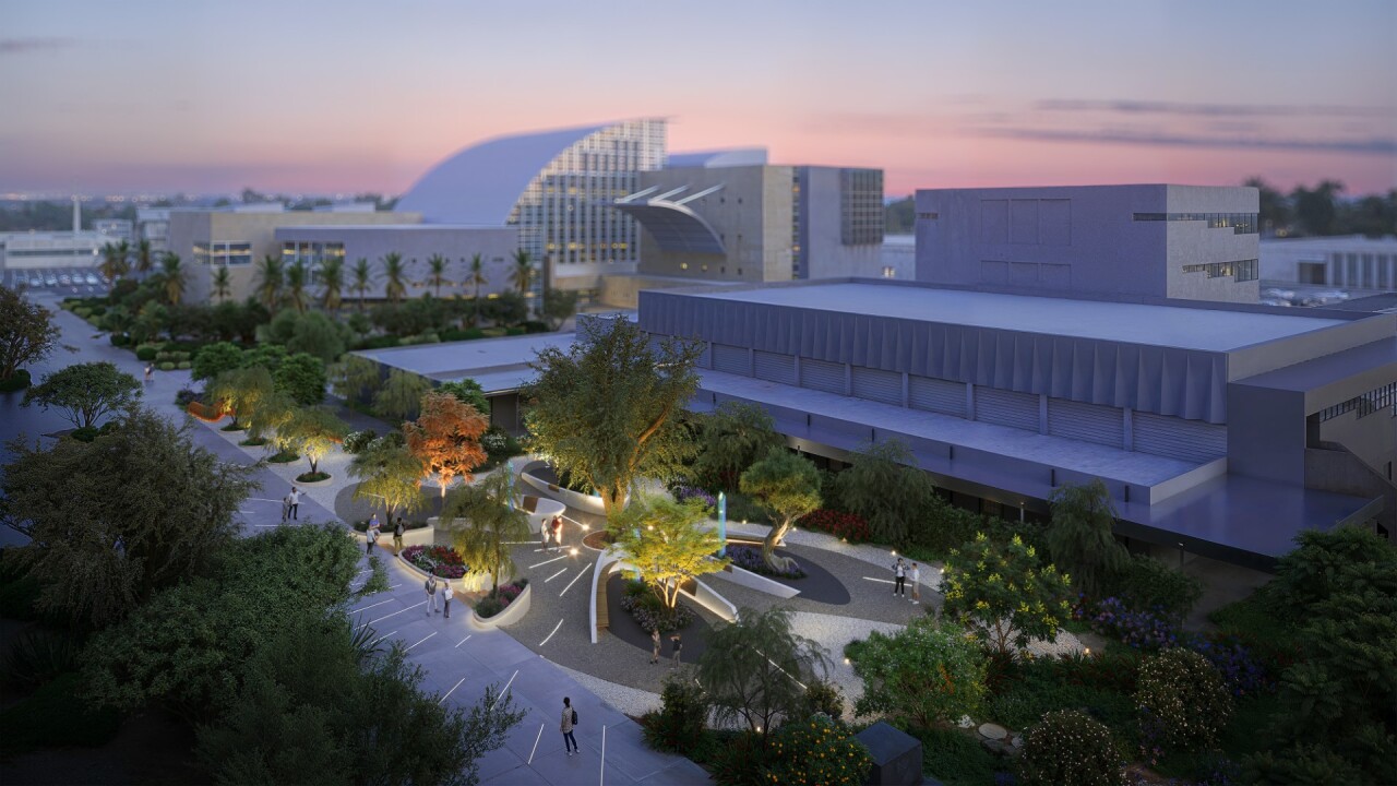 Images of UNLV Healing Garden and December 6 Memorial renderings