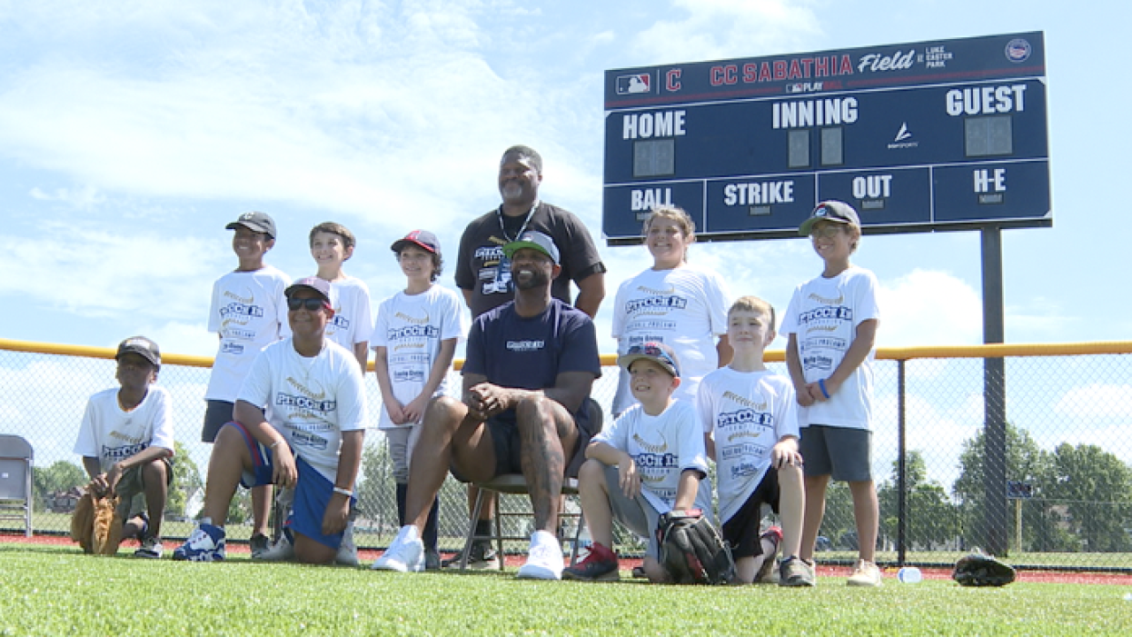 Cleveland legend CC Sabathia holds ProCamp with 200 local kids