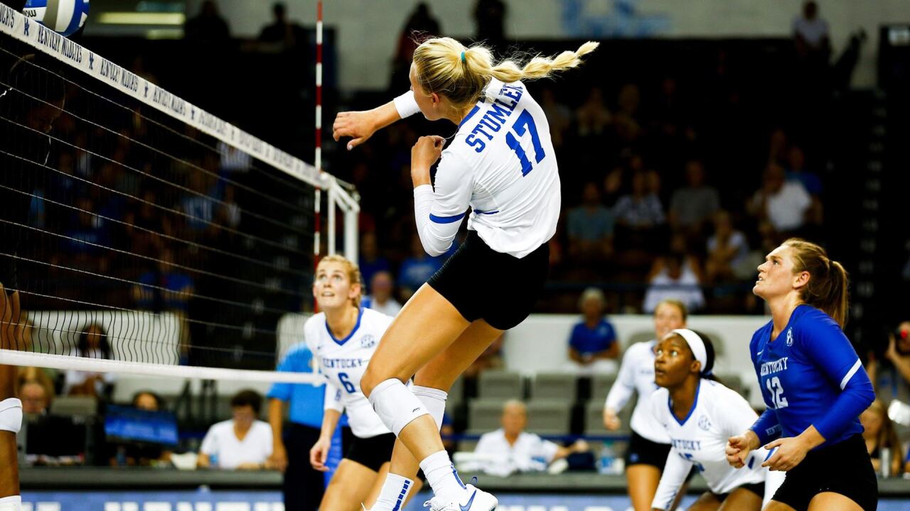 No. 16 kentucky takes down No. 19 Missouri in volleyball