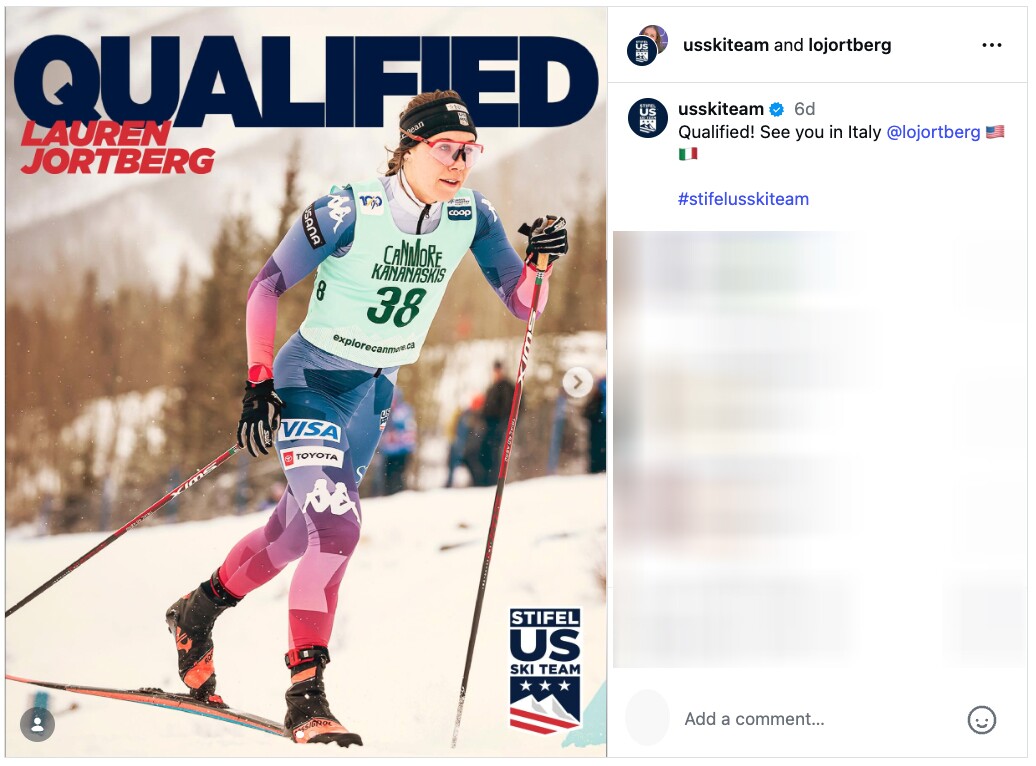 Lauen Jortberg_U.S. Ski and Snowboard Instagram