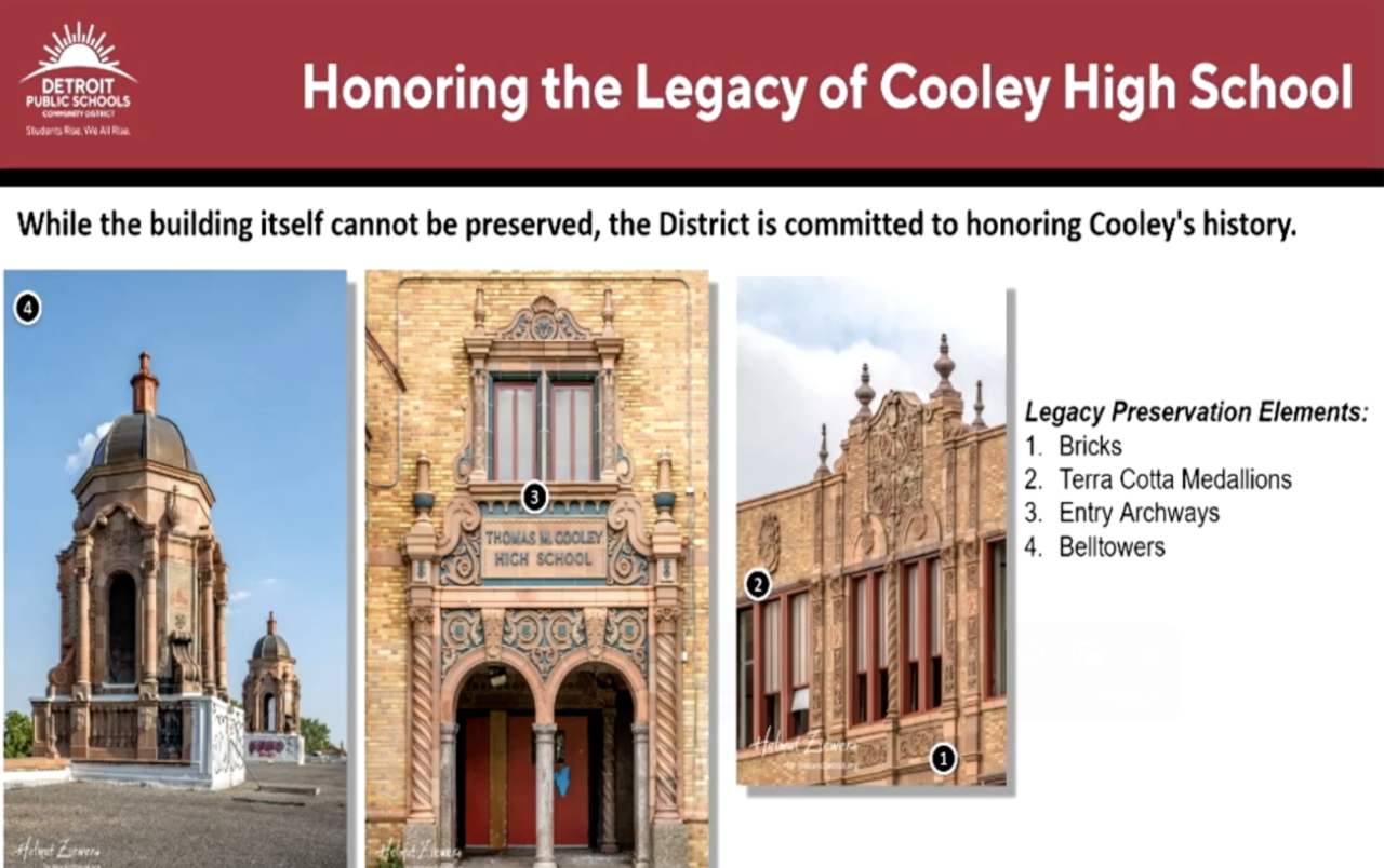 Plans to preserve parts of the school