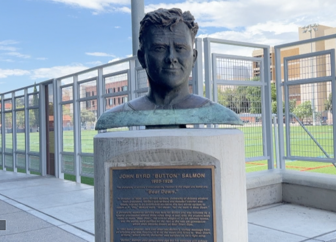 John "Button" Salmon statue