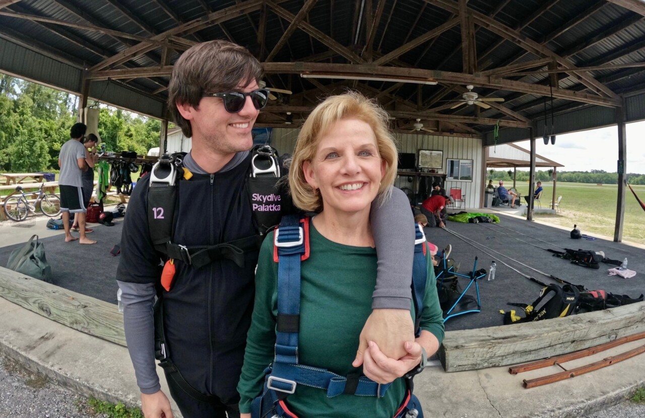 Blake Thacker and his mom.JPEG