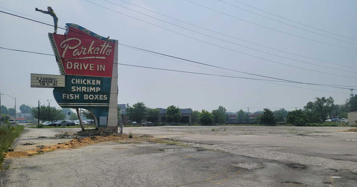 One year after Parkette Drive-In closed, the future of its lot, sign - Vimarsana News