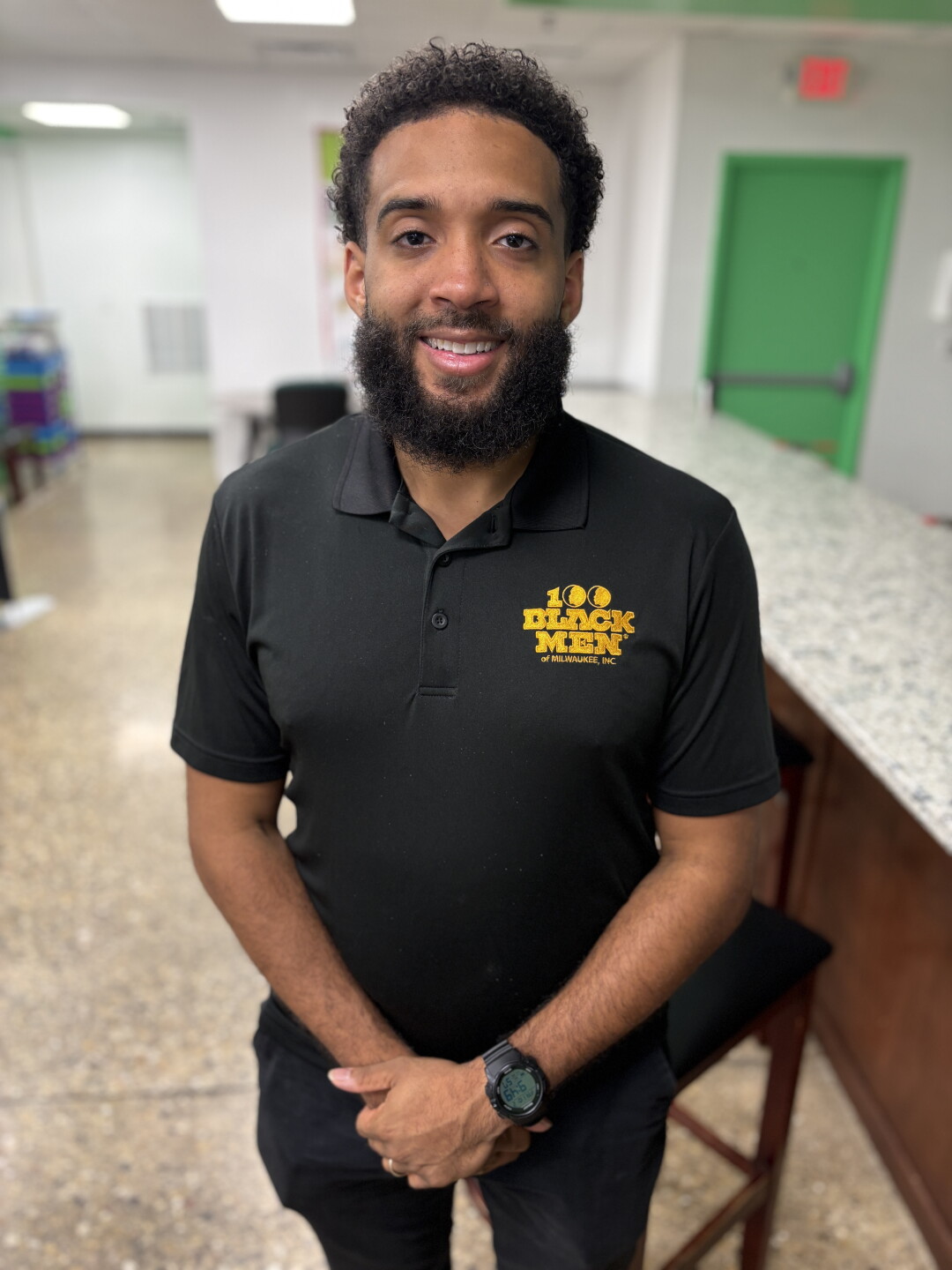 Christopher Smitherman II, a member of 100 Black Men of Milwaukee
