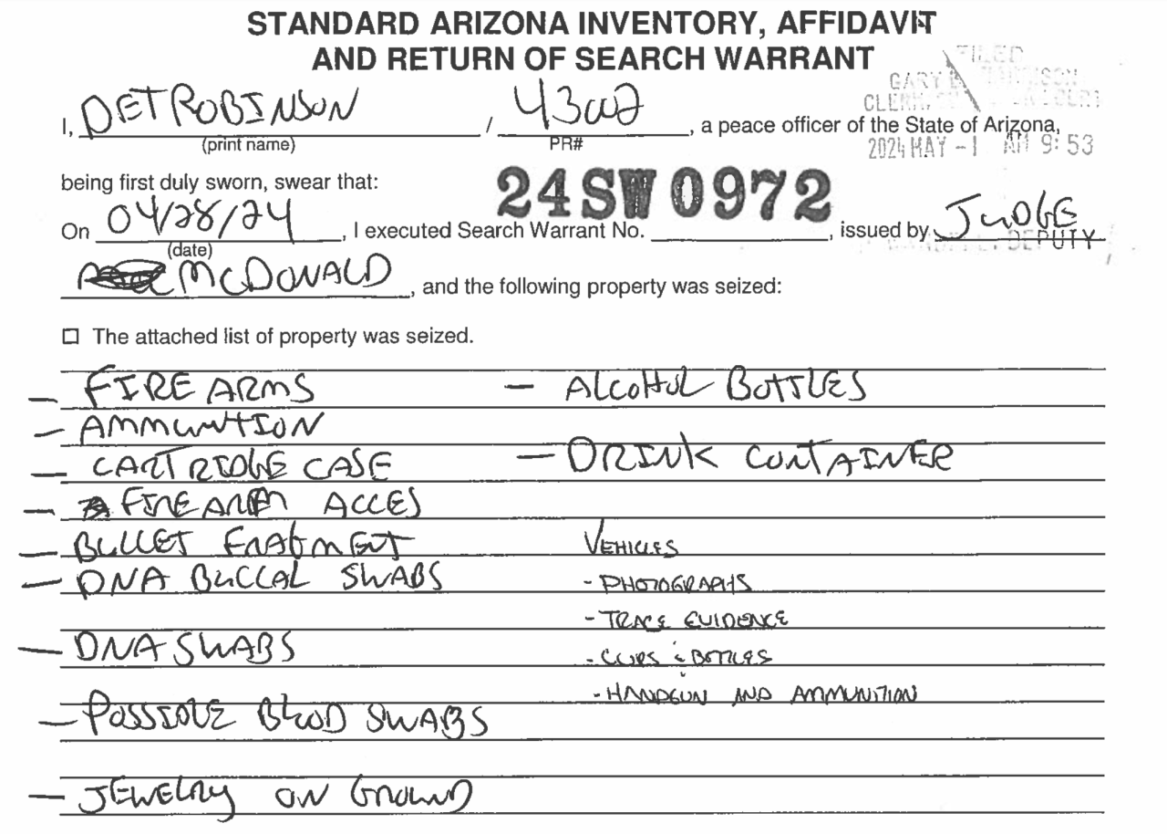 UA student saw gunfire from car; Four football players named in search