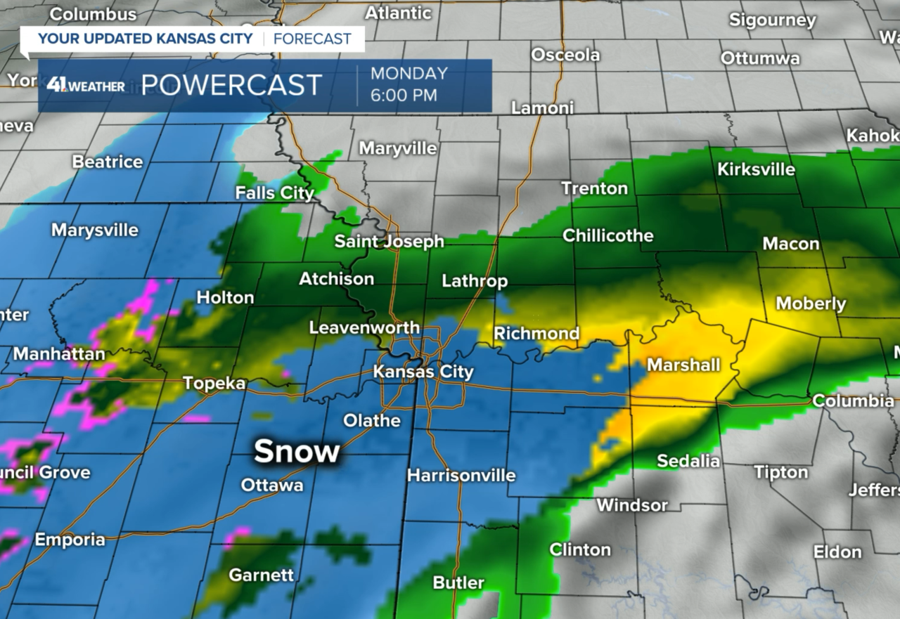 Forecast Valid 6 PM Tonight