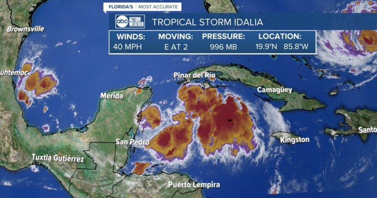 Tropical Storm Idalia forms in the Gulf of Mexico - Vimarsana News