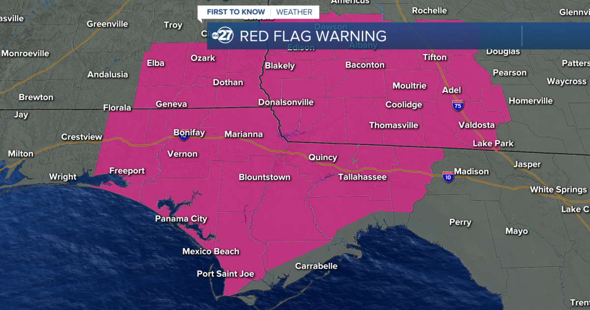 Red Flag Warning issued for much of Big Bend Saturday