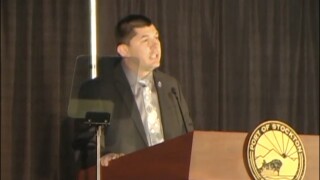 State of the City Address for the City of Stockton, California, in 2014.