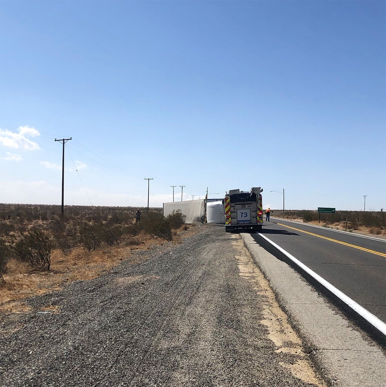 Semi-truck Accident, Kern County