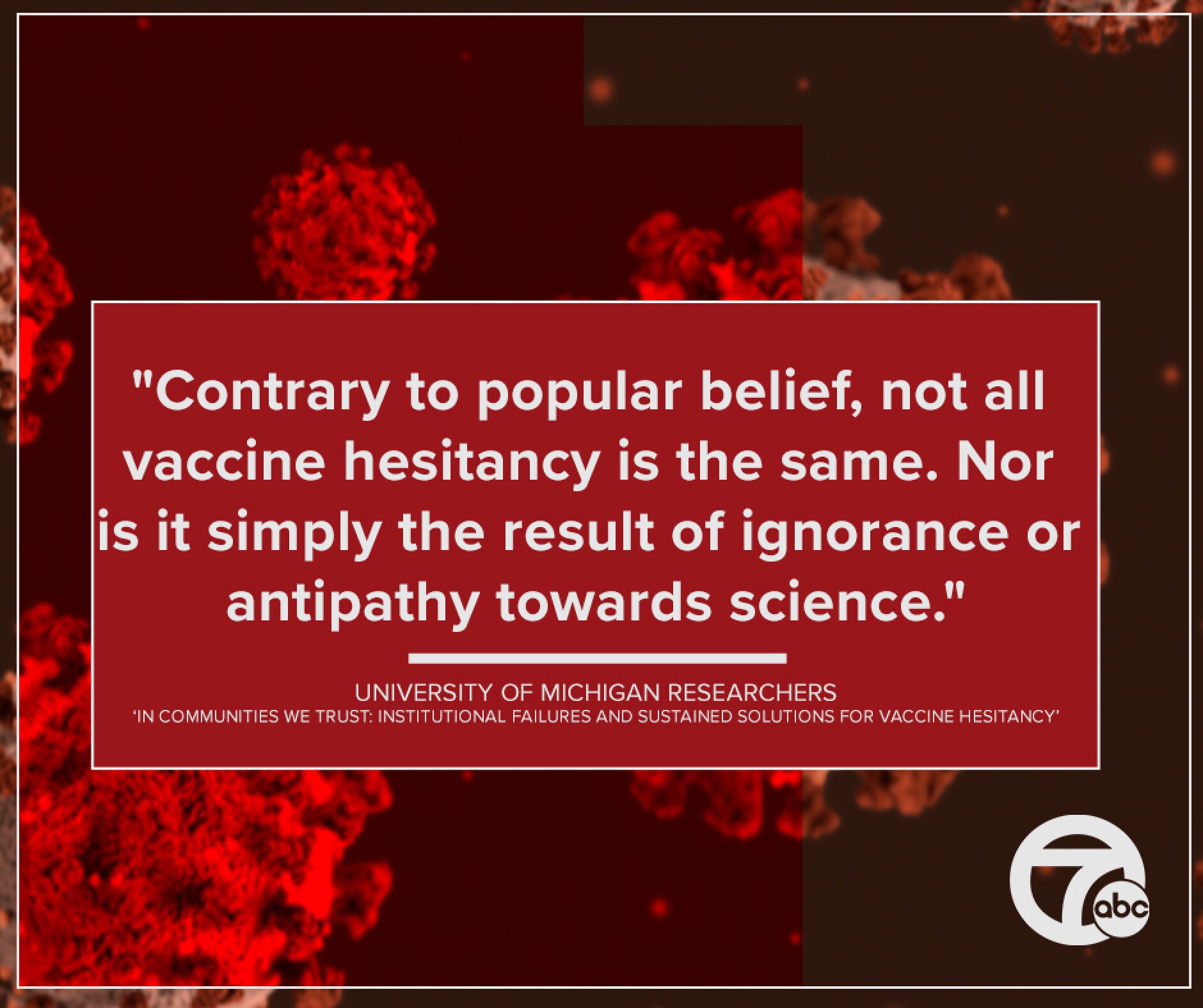 UM study Vaccine hesitancy could stand in way of COVID19 herd immunity