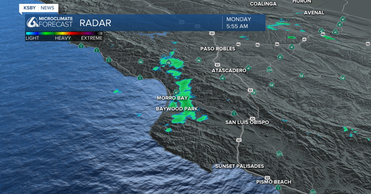 Light rain kicks off the workweek, warmer weather to come