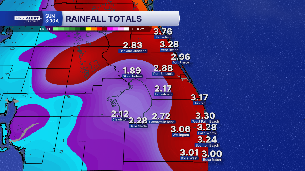 RAIN TOTALS APRIL 7, 2026