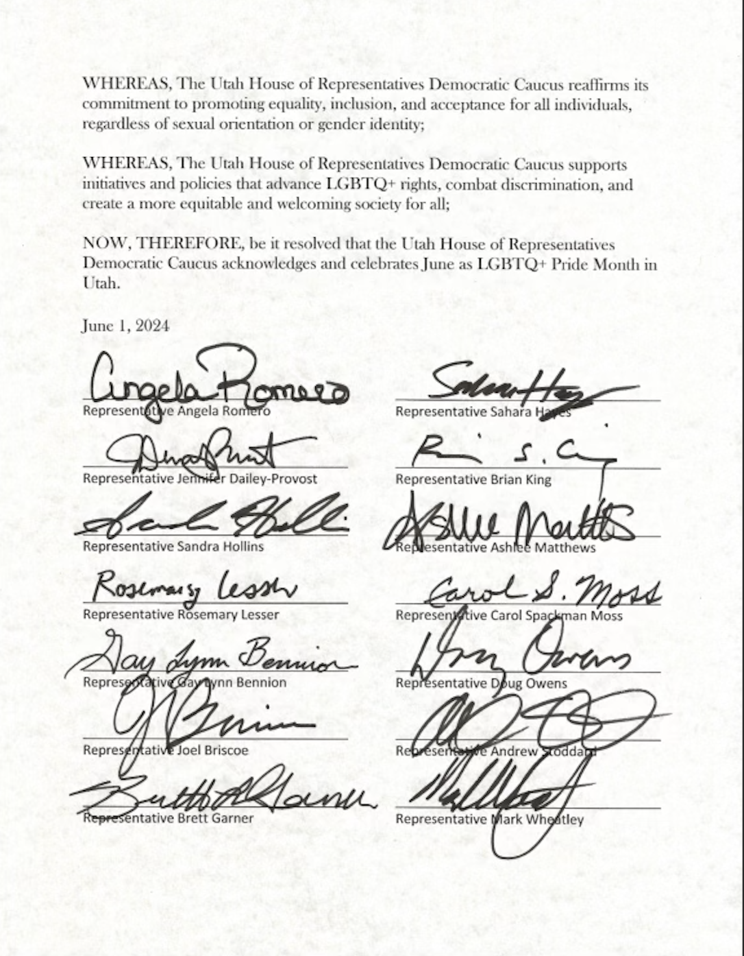 House Dems Pride 2