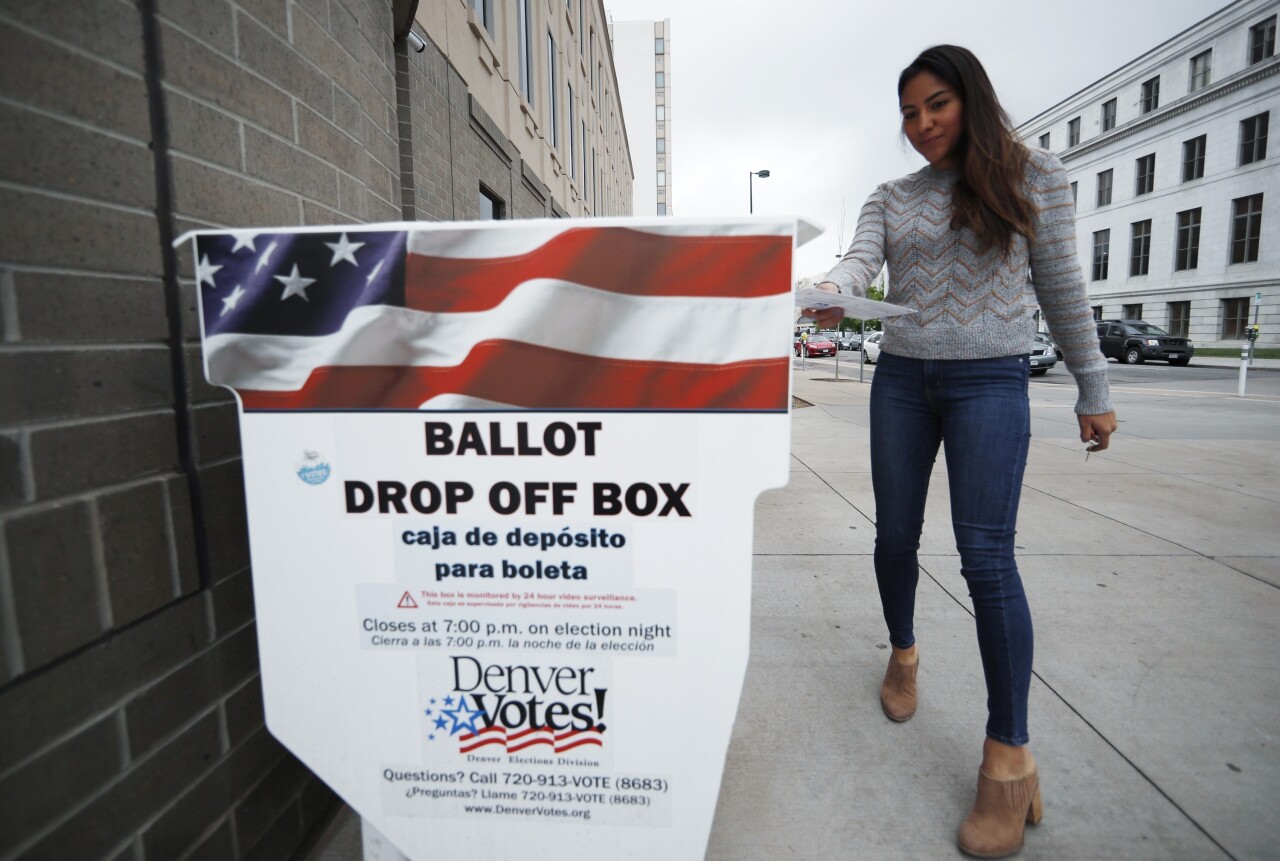 colorado ballot drop off voter voting denver ballot drop box