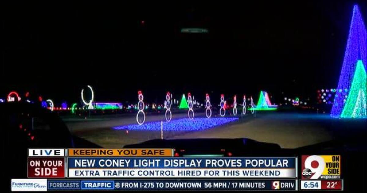 360 Video Explore Coney Island S Holiday Lights Coney Island Christmas Lights 2021