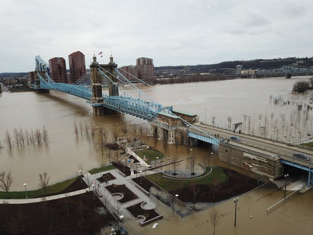 Rising floodwaters across the Tri-State