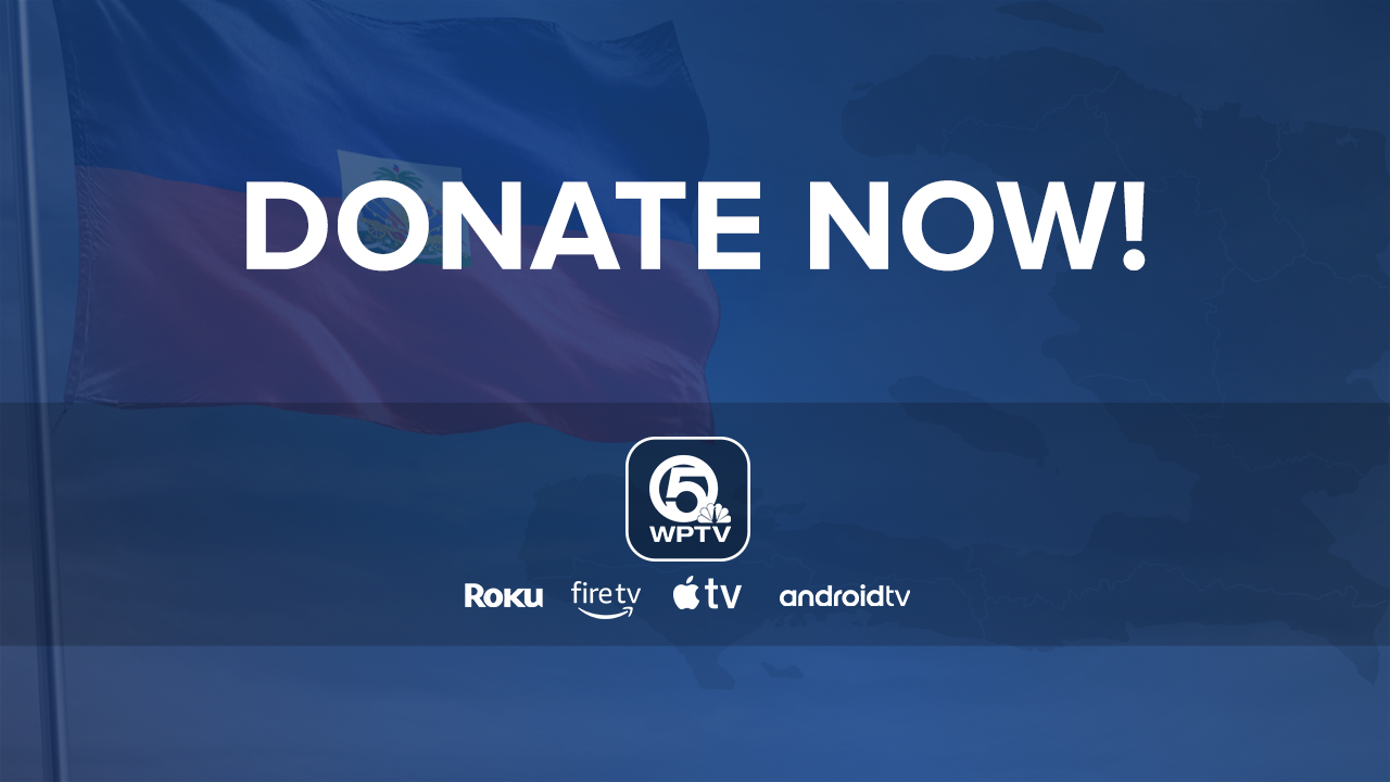 'Donate Now!' Help for Haiti graphic