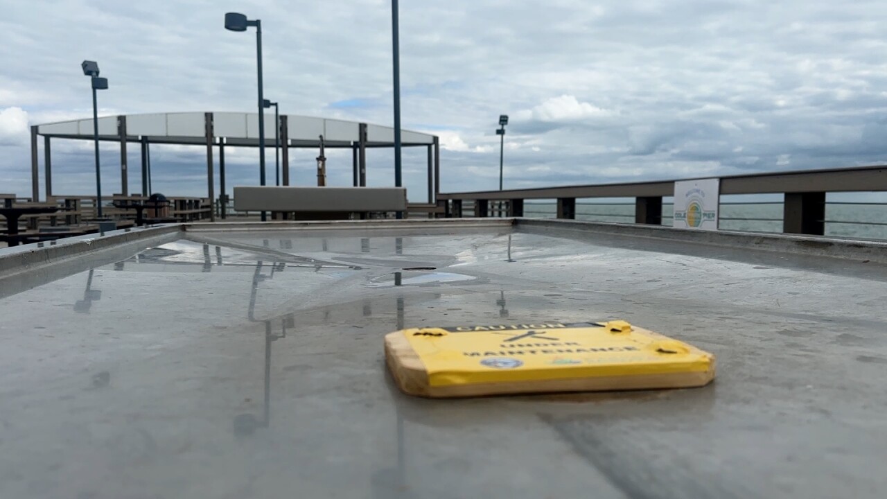 Cole Park Pier maintenance