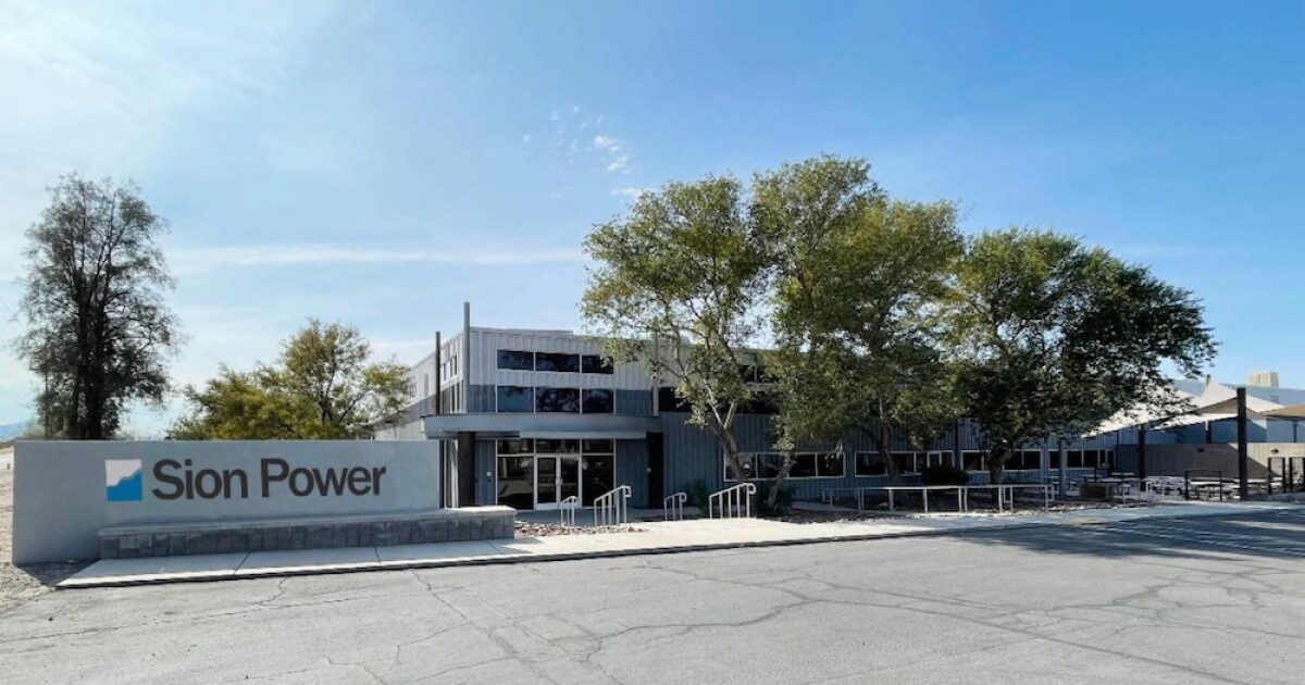 Sion Power lands $75 million to commercialize batteries for electric vehicles - Vimarsana News