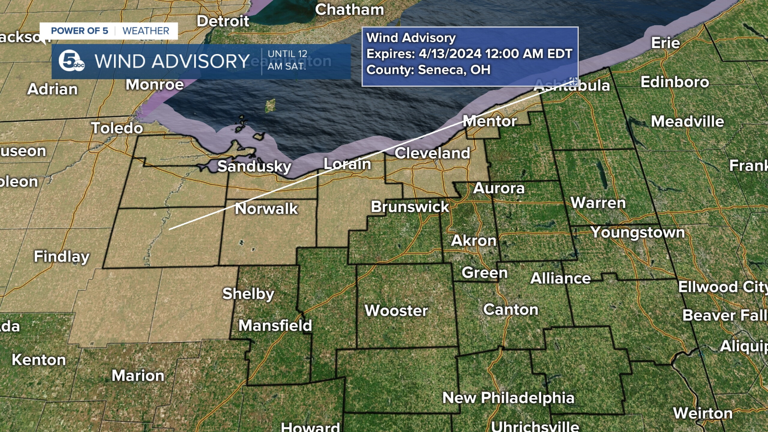 Flood Watch issued for most of Northeast Ohio + Wind Advisory issued ...