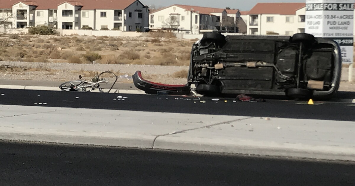 Coroner identifies bicyclist killed in North Las Vegas crash
