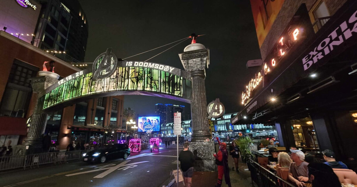 City fines company $160k over Avengers: Doomsday Comic-Con installation on Gaslamp sign