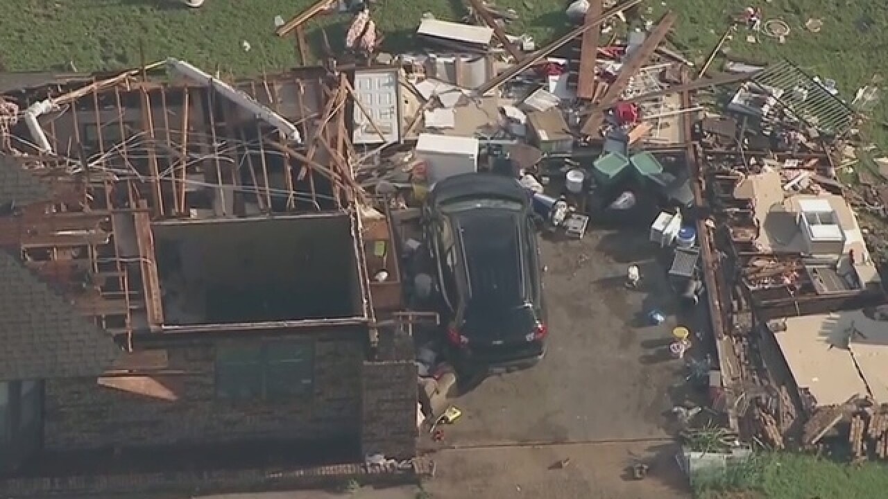 Damage caused by May 6 storms
