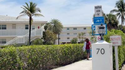 Residents at the Colony Condos say the town's removal of a fence at JB-7 beach access point has left their private property without a clear boundary. A replacement could cost six figures.
